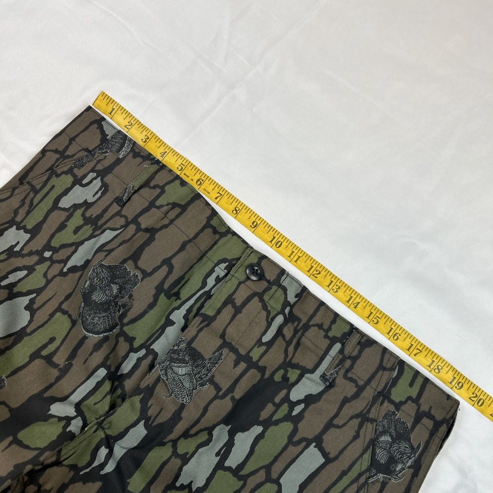NOS VTG 80s Trebark Cargo Pants L Reg Canvas Turkey Camo Hunting Military NWTF - Picture 6 of 7